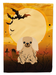 Caroline's Treasures BB4370GF Halloween Pekingnese Fawn Sable Flag Garden Size