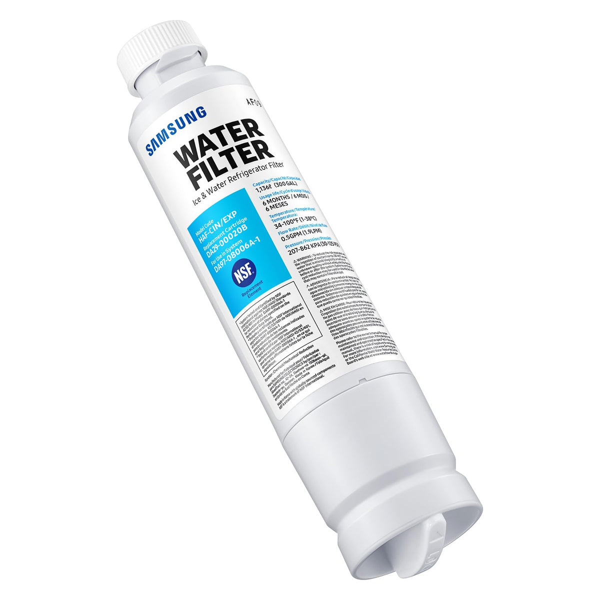 Samsung Refrigerator Water and Ice Filter HAF-CIN/EXP, 1 Pack