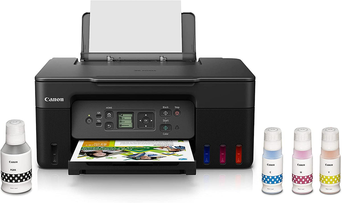 Canon PIXMA G3270 MegaTank Wireless All-in-One Printer, Black