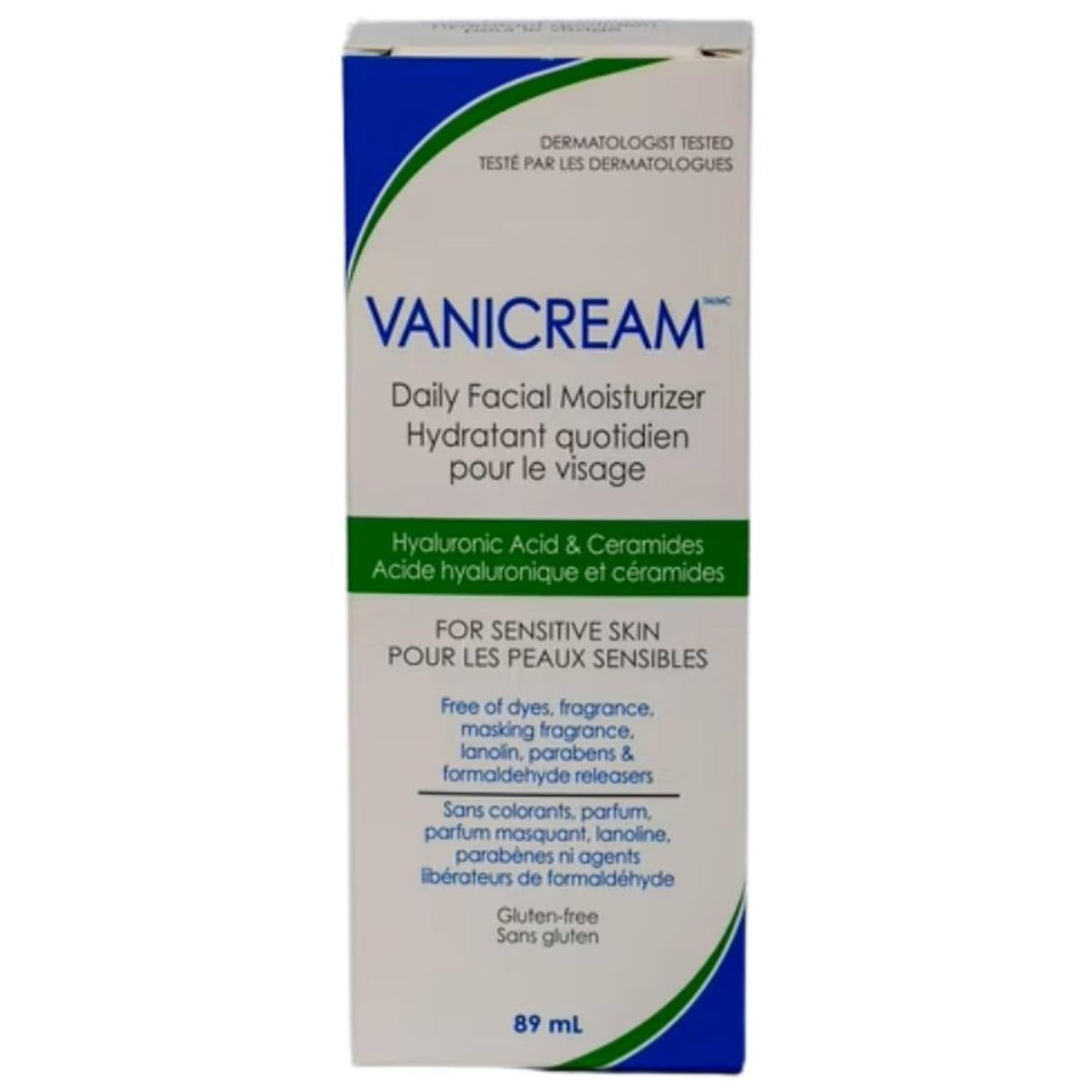Vanicream Daily Facial Moisturizer for Sensitive Skin, 89 mL