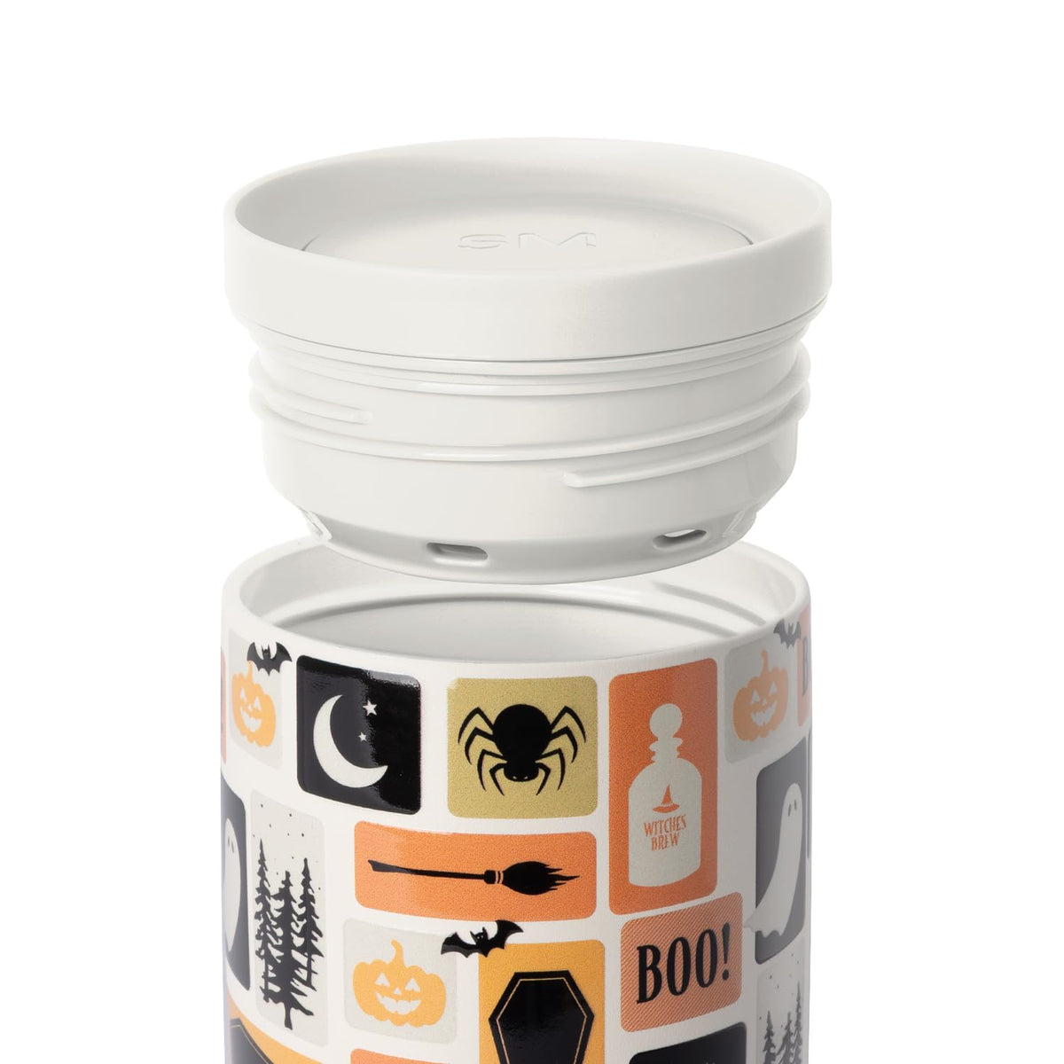 Simple Modern Halloween Travel Coffee Mug, 16 oz, Stamps