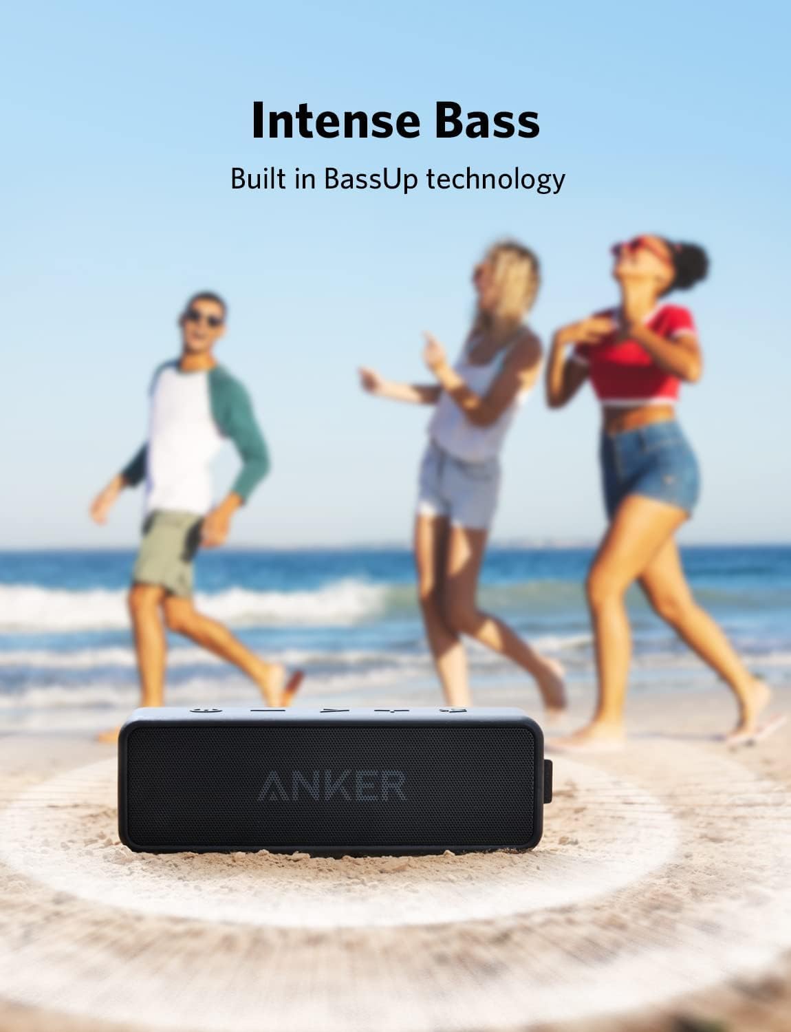 Anker Soundcore 2 Portable Bluetooth Speaker, Black