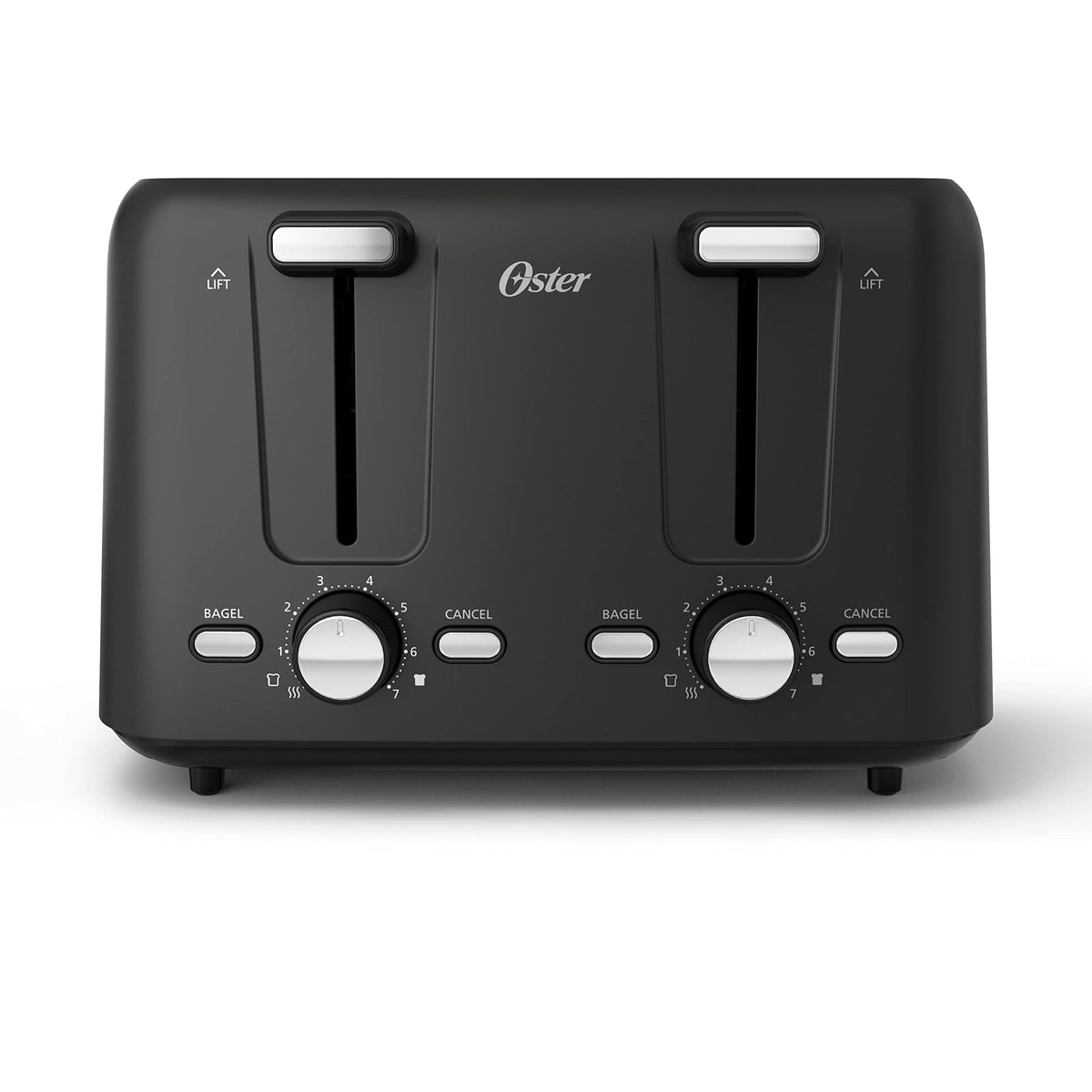 Oster 4-Slice Toaster with Extra-Wide Slots, Black