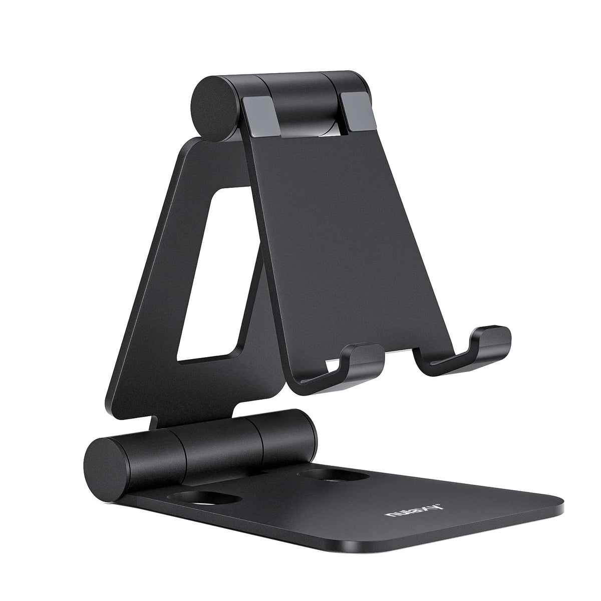 Nulaxy Dual Foldable Phone Stand for Desk, Black