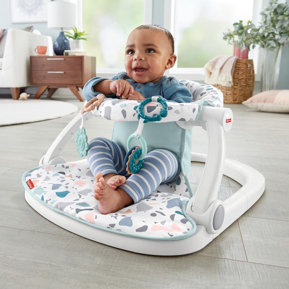 Fisher-Price Sit-Me-Up Floor Seat, Pacific Pebble