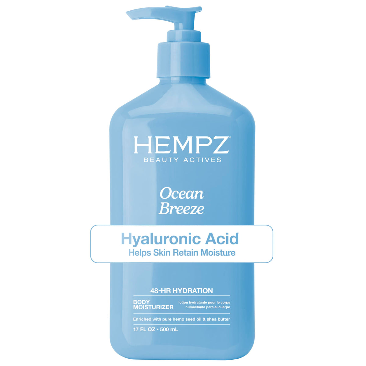 Hempz Ocean Breeze Daily Moisturizing Body Lotion, 17 fl oz