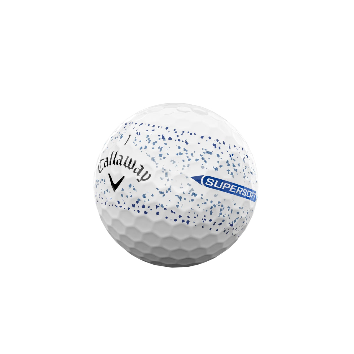 Callaway Supersoft Golf Balls 2025, Blue Splatter, 12 Pack