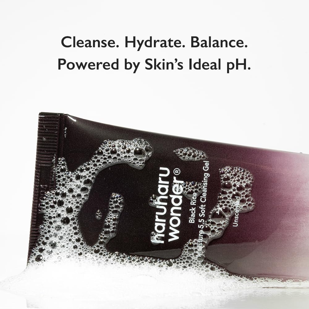 Haruharu Wonder Black Rice Moisture Soft Cleansing Gel, 100 ml