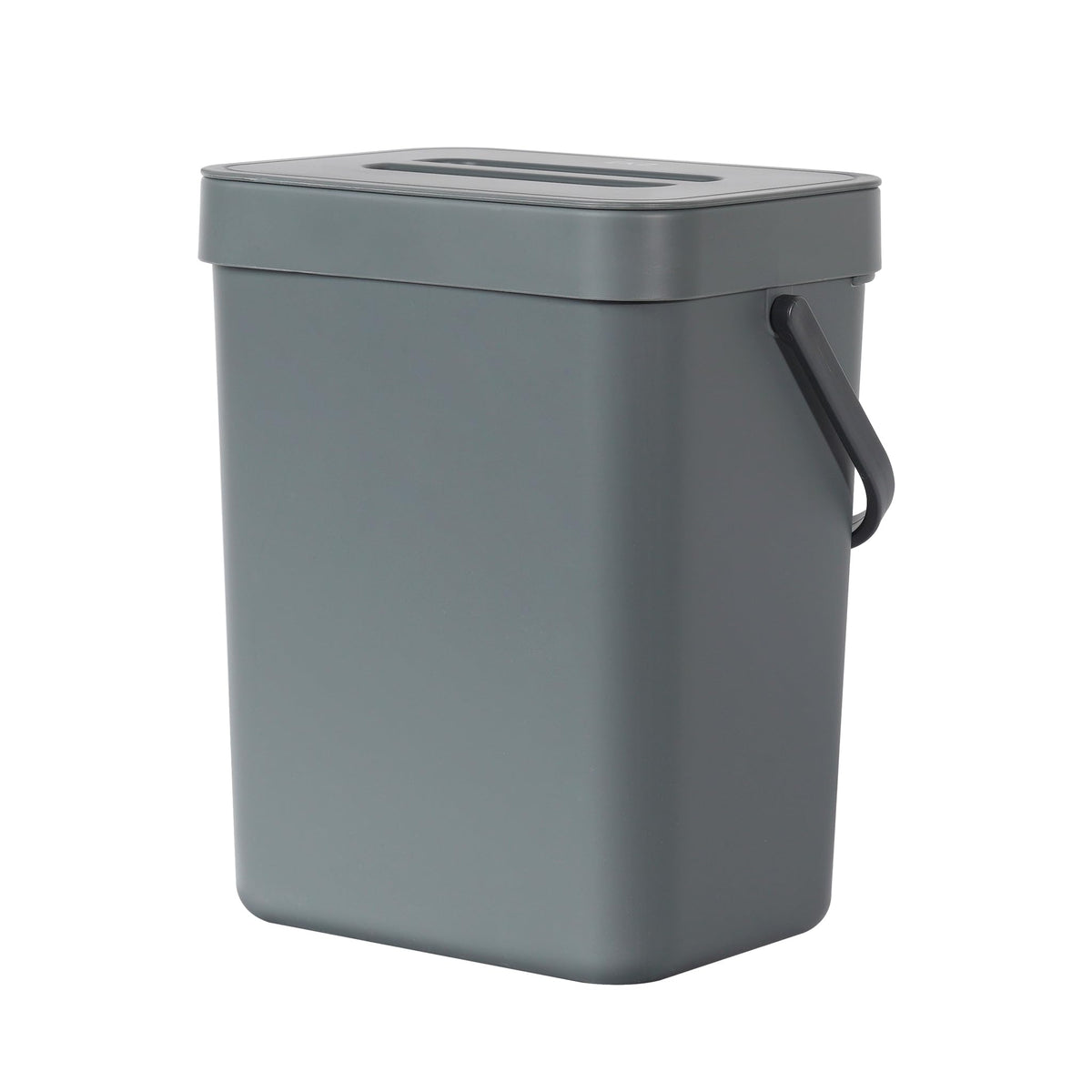 EKO Puro Mini Wall-Mounted Food Waste Bin, Grey, 3 L (0.79 Gal)