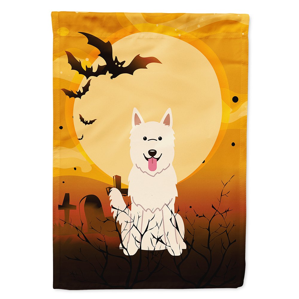 Caroline's Treasures BB4311CHF White German Shepherd Flag, Large