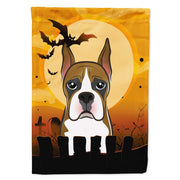 Caroline's Treasures Halloween Boxer House Flag, Large
