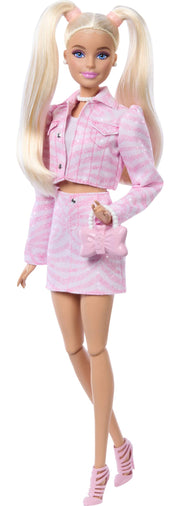 Barbie Deluxe Style Doll #9, Blonde Hair, Pink Denim Outfit