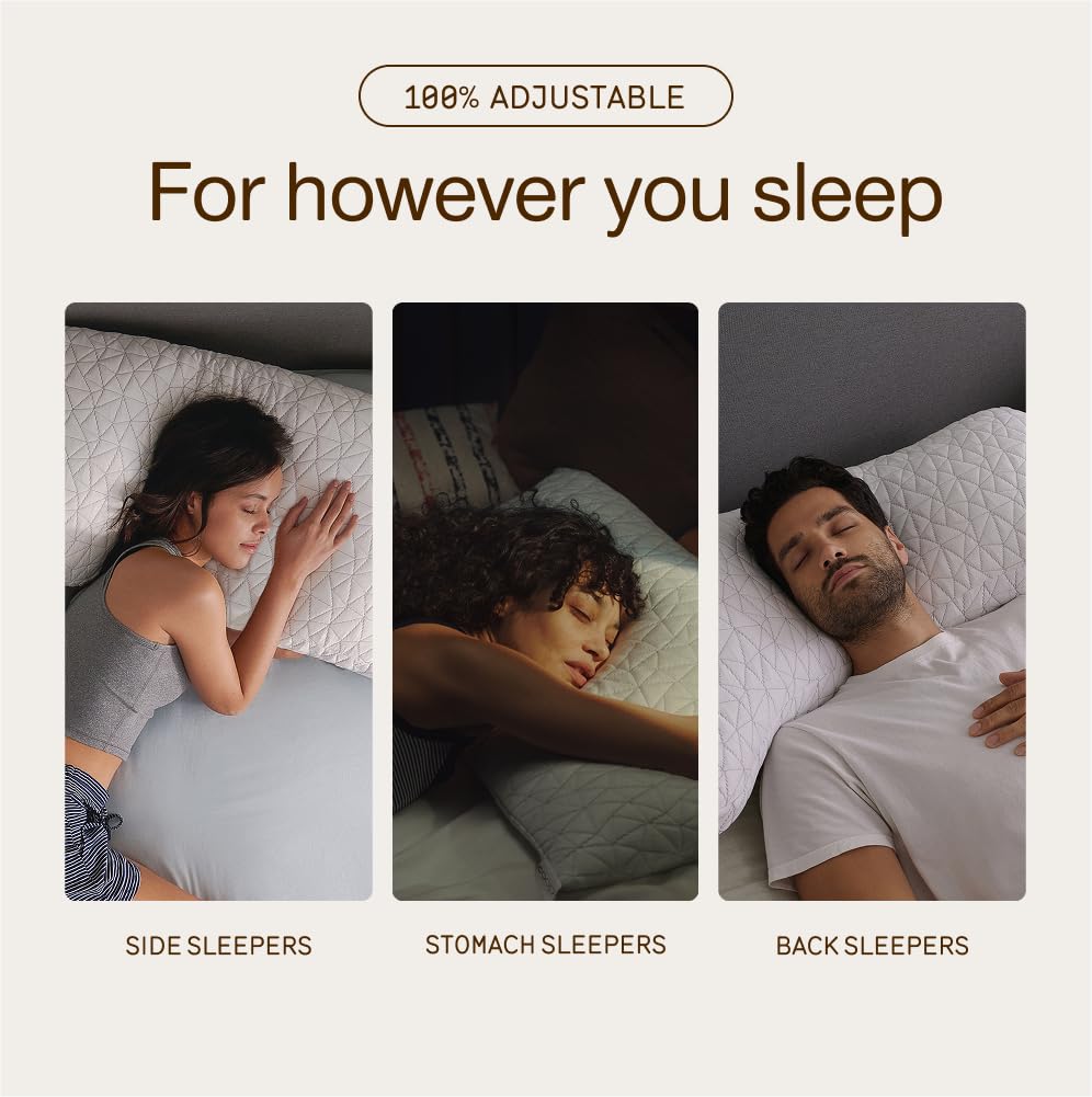 Coop Home Goods Original Adjustable Memory Foam Pillow, Queen