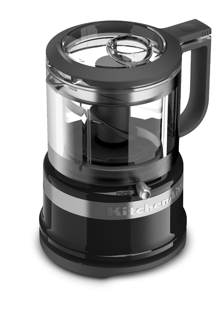 KitchenAid KFC3516OB 3.5 Cup Mini Food Processor, Onyx Black