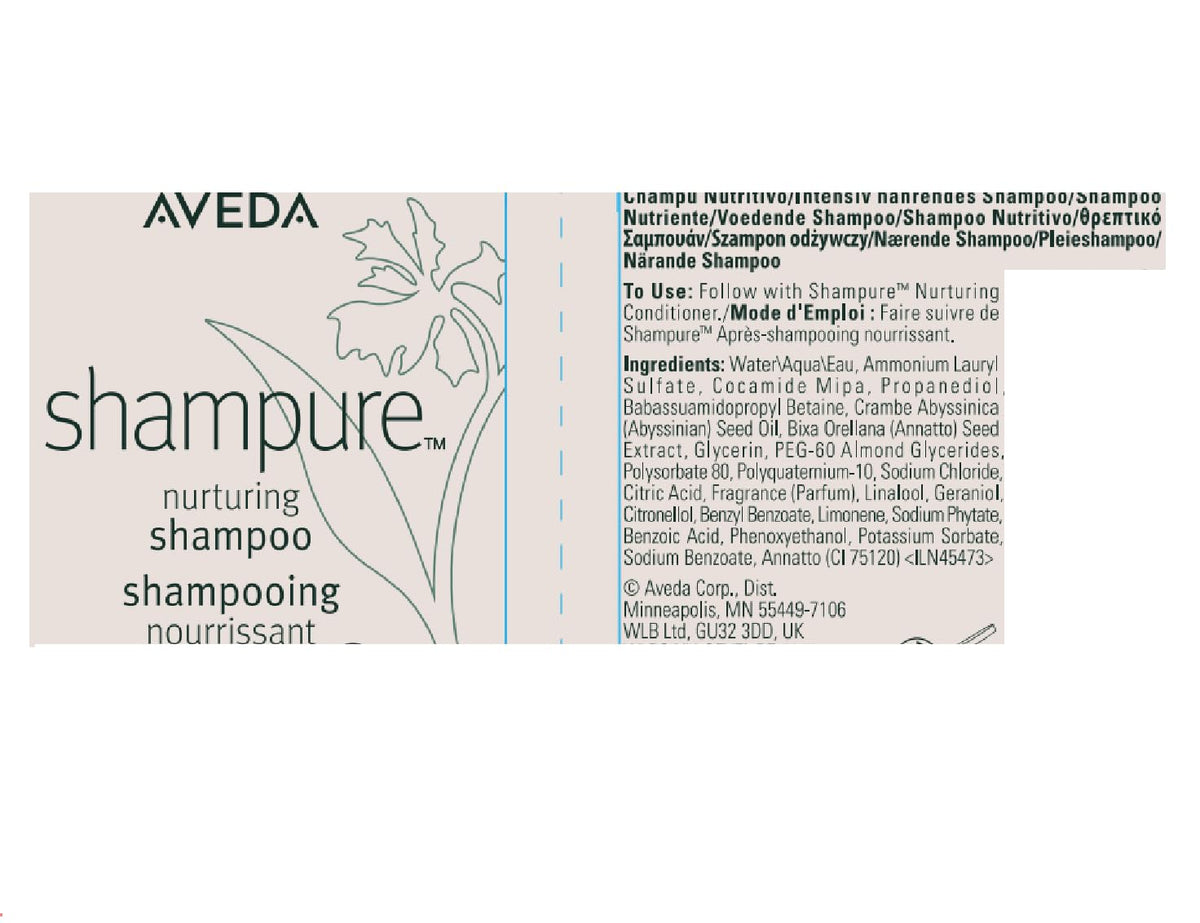 Aveda Shampure Nurturing Shampoo for Fine to Medium Hair, 250 ml