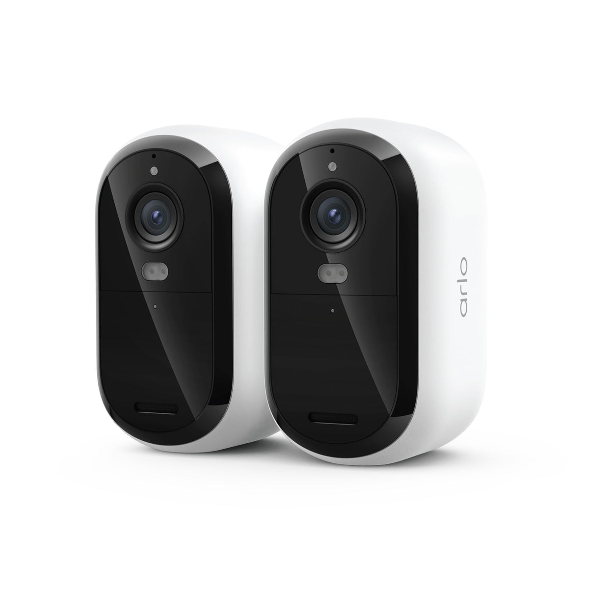 Arlo Essential Security Camera 2K, 3rd Gen, Outdoor, 2 Cam, White