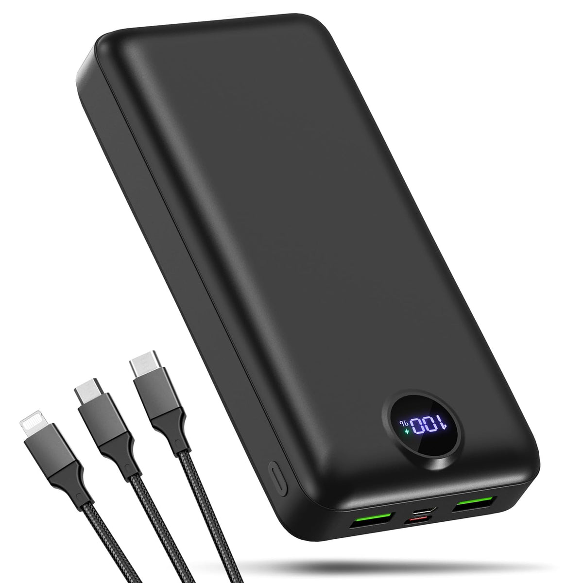 Power Bank, 50000mAh, 22.5W, 3 Outputs, LED Display