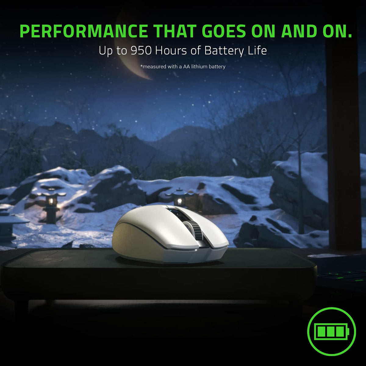 Razer Orochi V2 Wireless Gaming Mouse, White