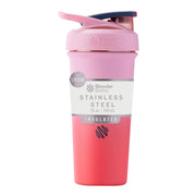 BlenderBottle Strada Insulated Shaker Cup, 25oz, Flamingo Ombre
