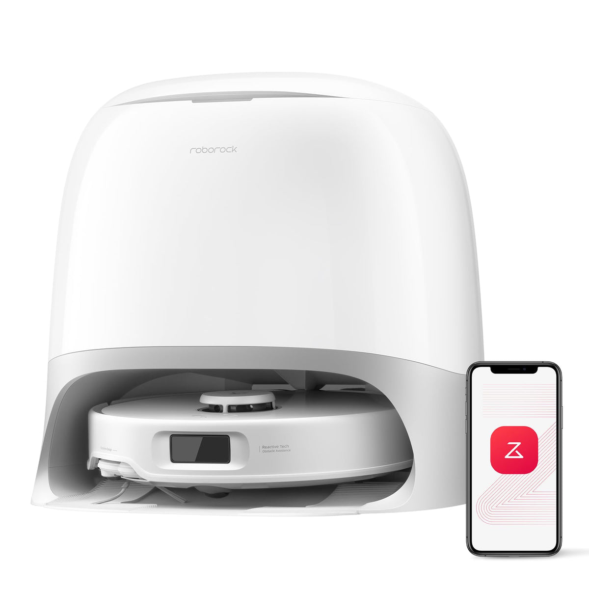 Roborock Qrevo Curv S5X Robot Vacuum and Mop, 18,500 Pa