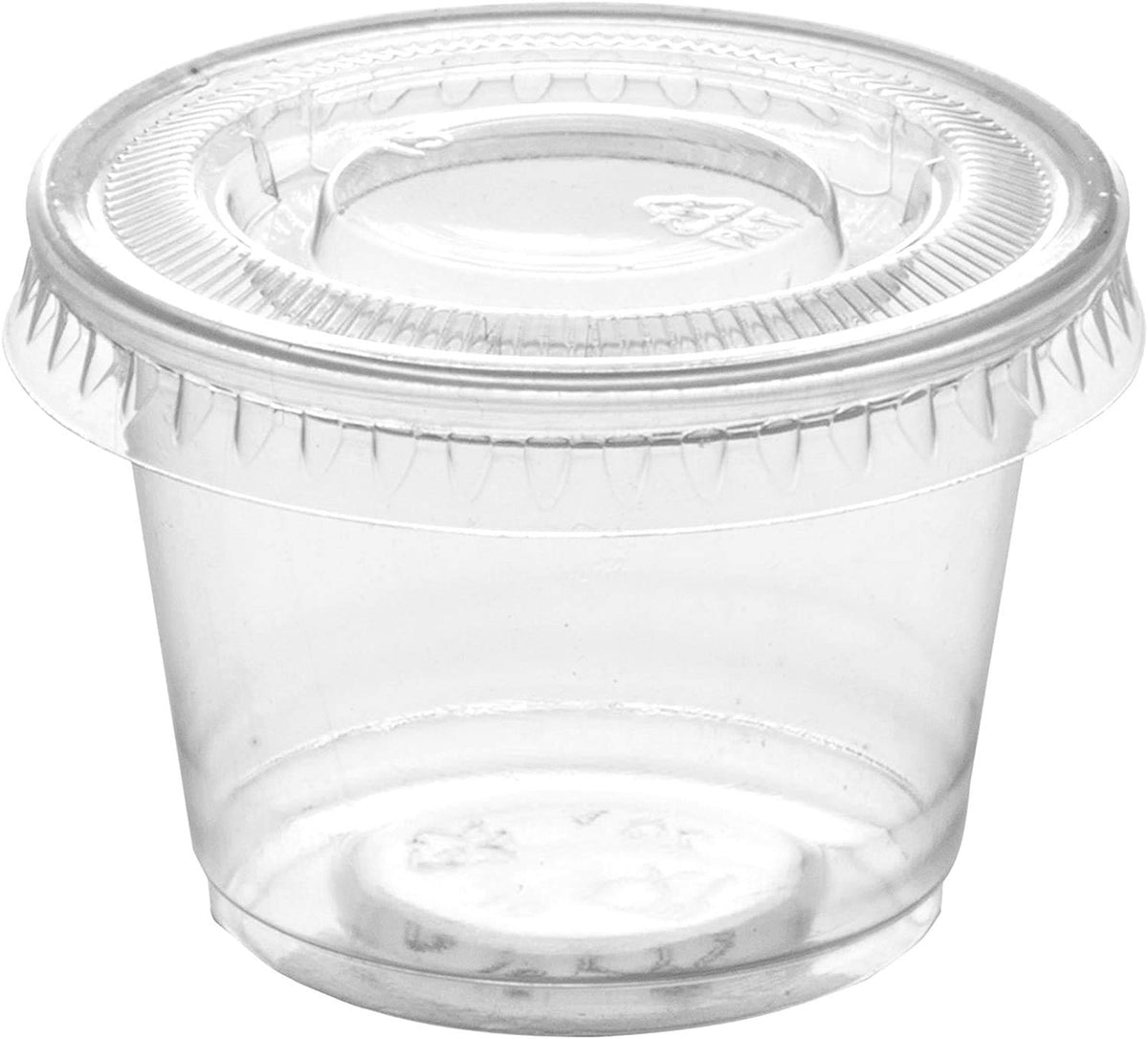 1 oz Disposable Portion Cups with Lids (200 Sets)