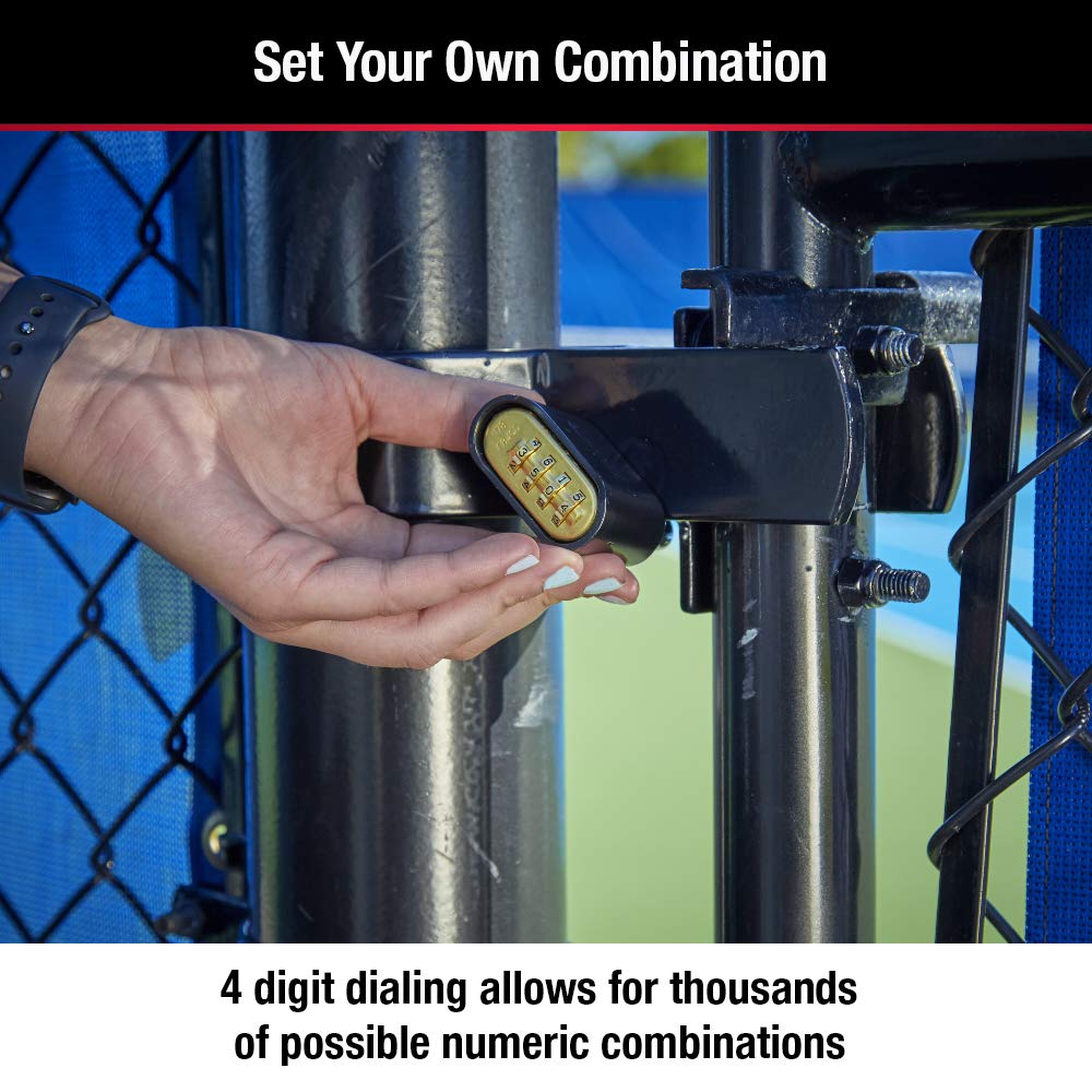 Master Lock Black Combination Padlock, 2 Pack, 178EC2