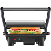 Chefman Panini Press Grill and Sandwich Maker, Stainless Steel