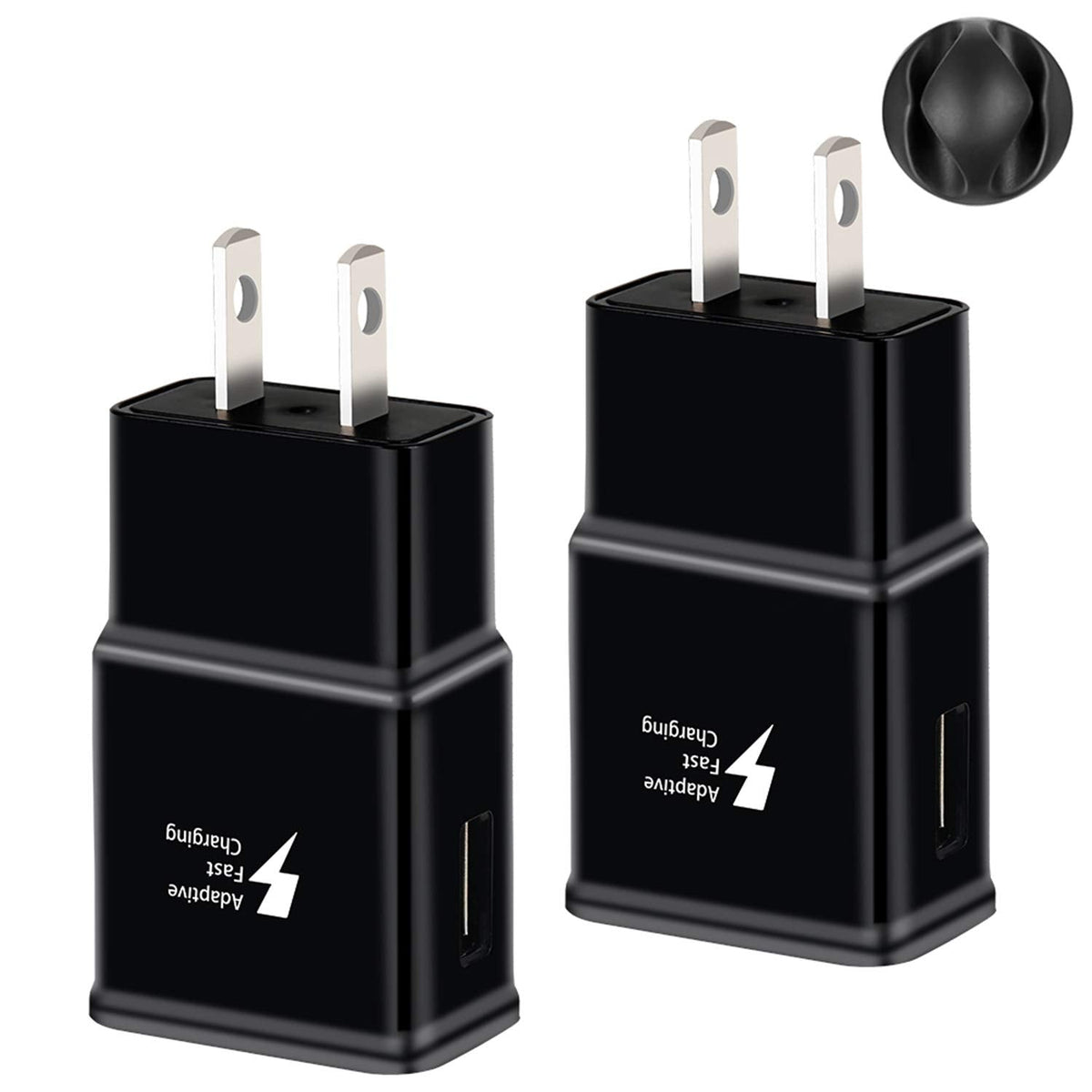 USB Adaptive Fast Charger for Samsung, EP-TA20JBE, 2 Pack