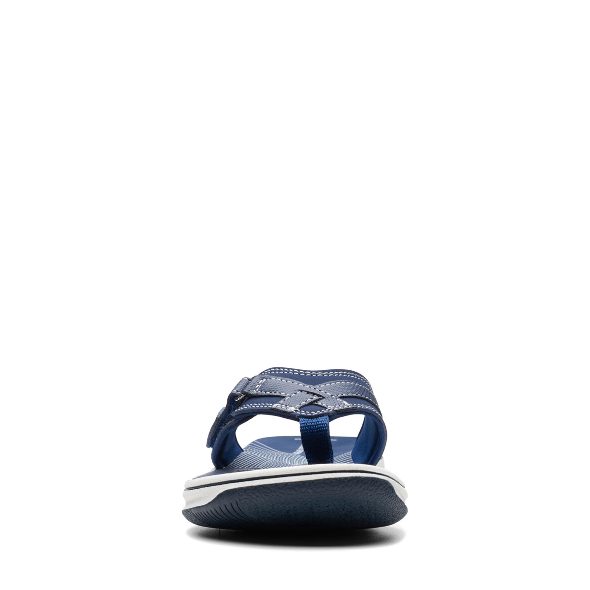 Clarks Women's Breeze Sea Flip Flops, Navy, 9 US