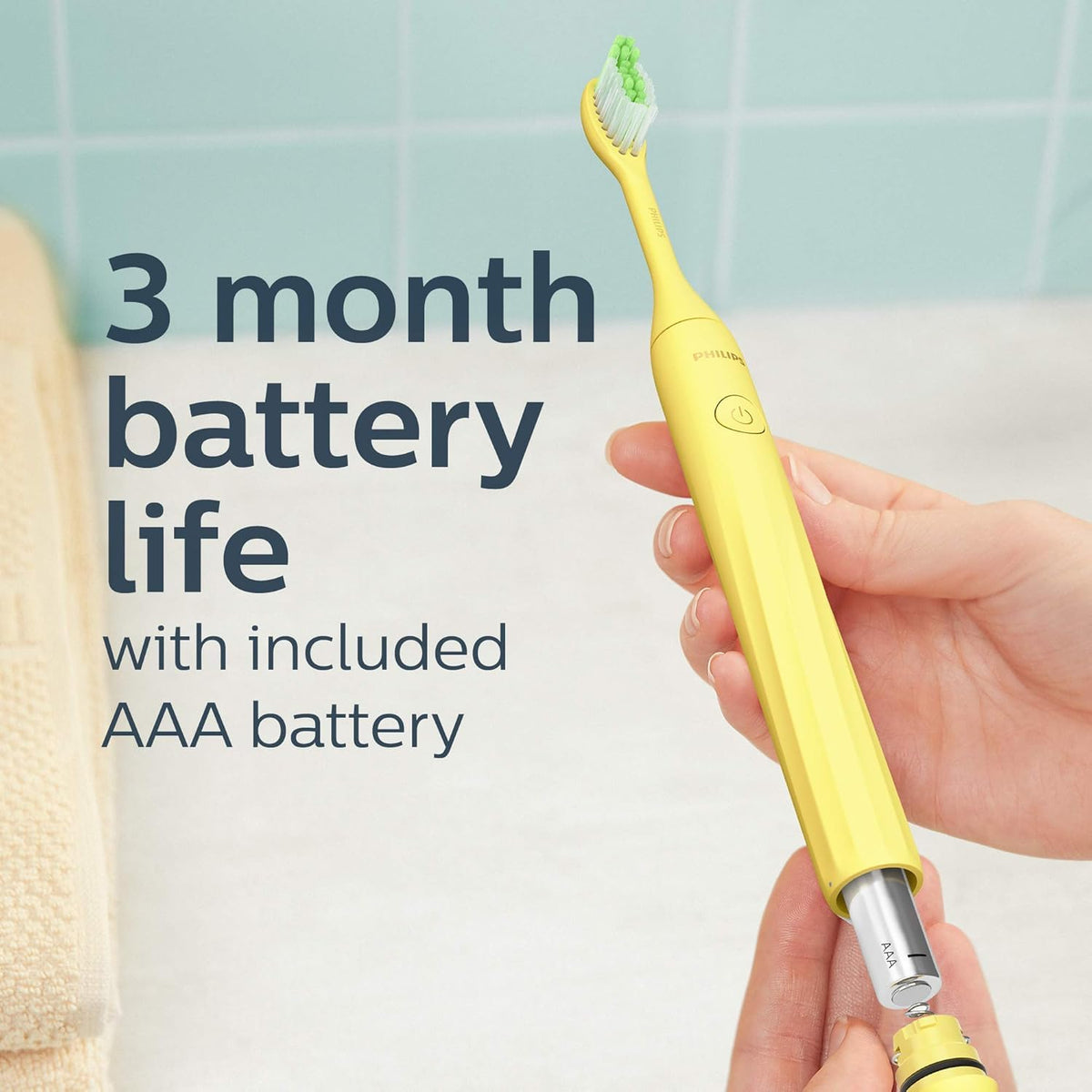 Philips One by Sonicare Battery Toothbrush Bundle, Mango, BD30001/AZ