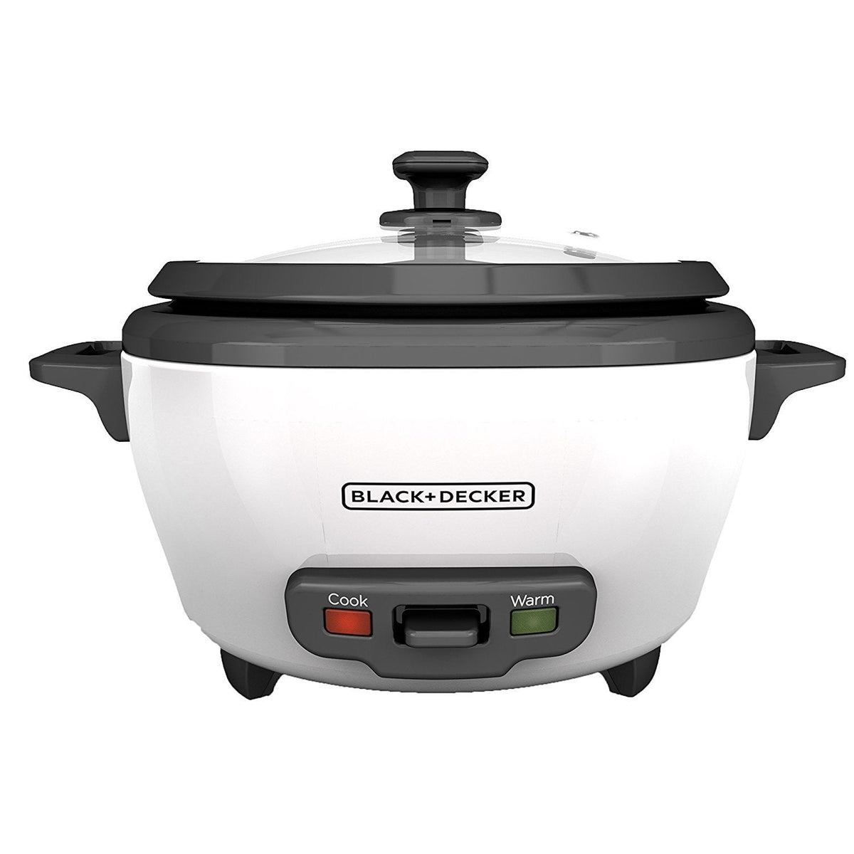 BLACK+DECKER 2-in-1 Rice Cooker and Food Steamer, 6-Cup