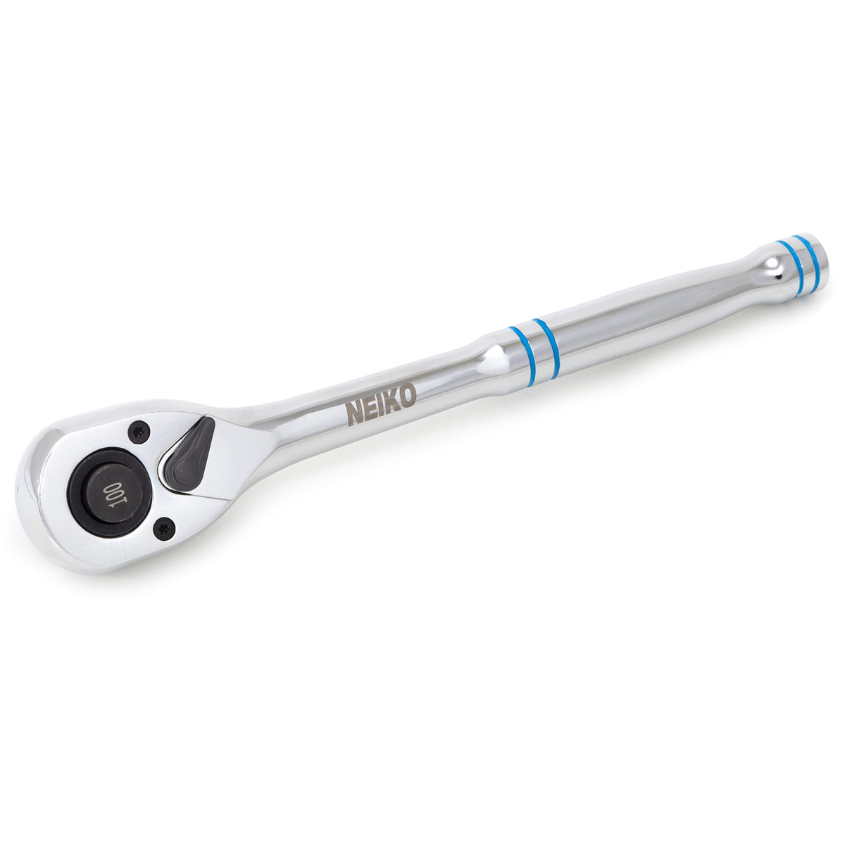Neiko 03117A 1/2" Drive Ratchet Wrench, 100-Tooth, Reversible