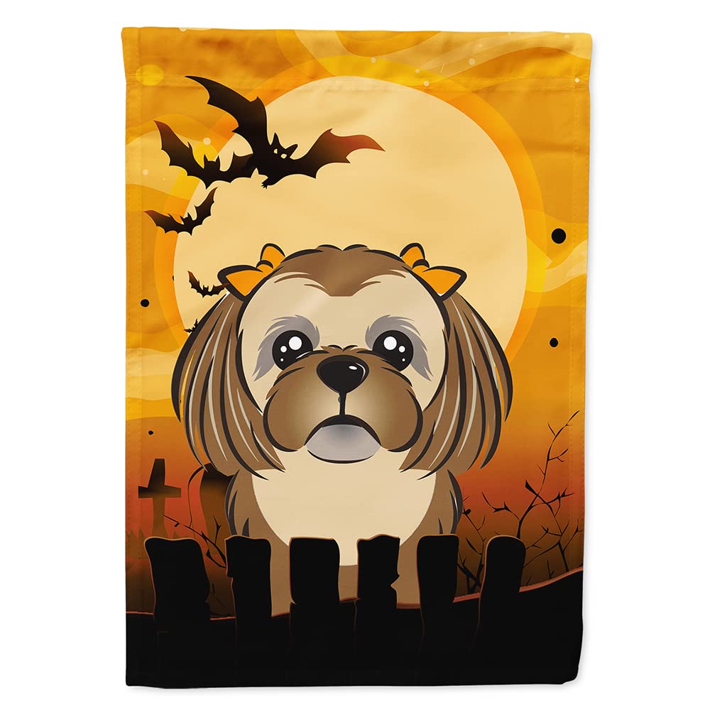 Caroline's Treasures BB1807CHF Chocolate Brown Shih Tzu House Flag