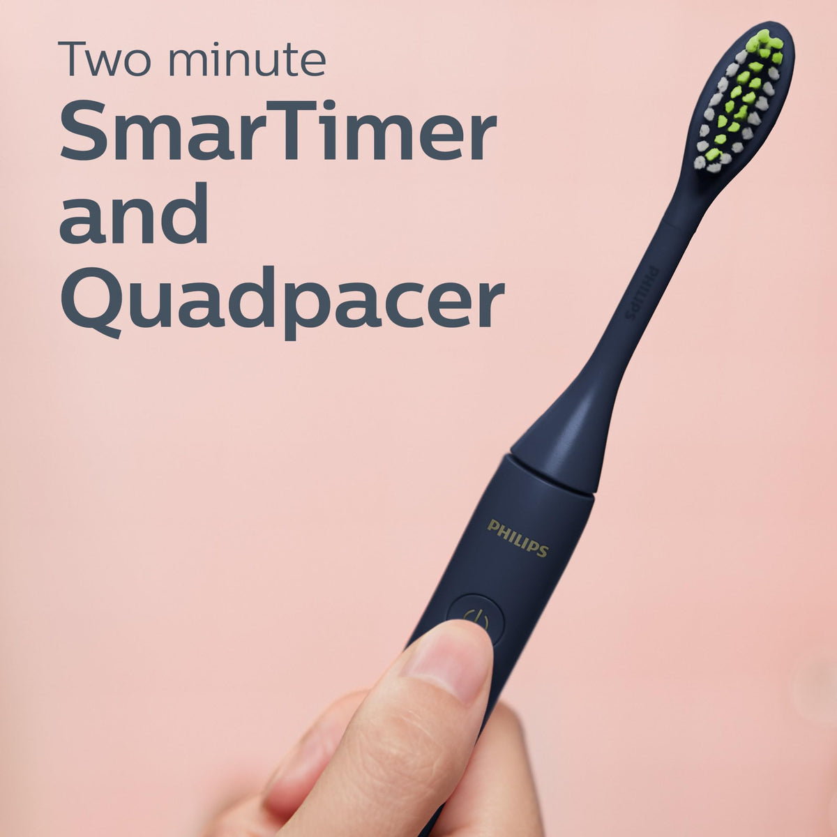 Philips One by Sonicare Battery Toothbrush, Midnight, HY1100/04