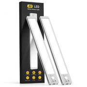 MCGOR 10-Inch Rechargeable Motion Sensor Under Cabinet Lights, 2-Pack