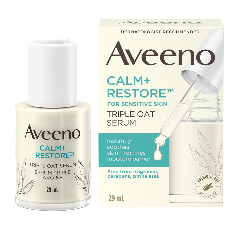 Aveeno Calm + Restore Triple Oat Serum, Fragrance Free, 29mL