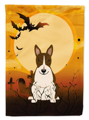 Caroline's Treasures BB4402GF Halloween Bull Terrier Dark Brindle Garden Size Flag