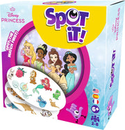 Spot It! Disney Princess Card Game, Bilingual French/English, Ages 4+