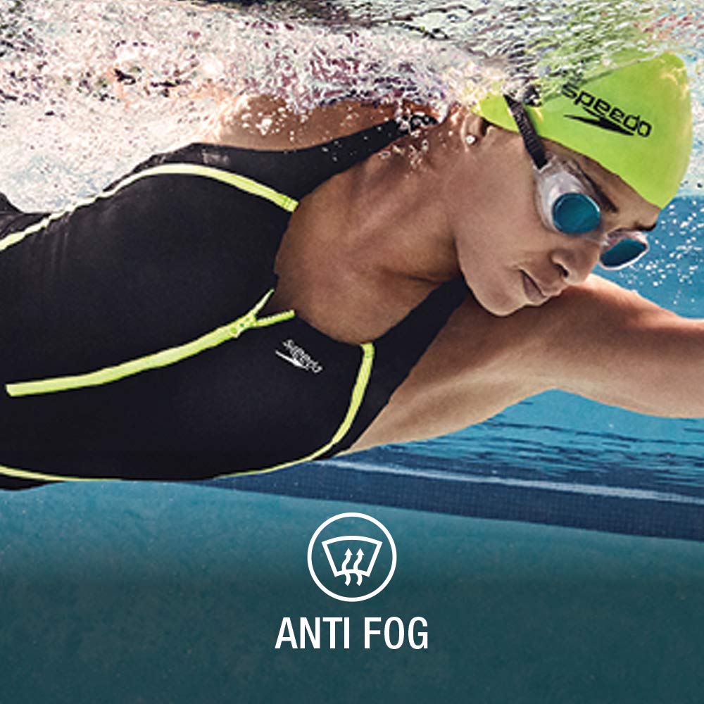 Speedo Unisex Adult Hydrospex Classic Swim Goggles, Smoke Ice