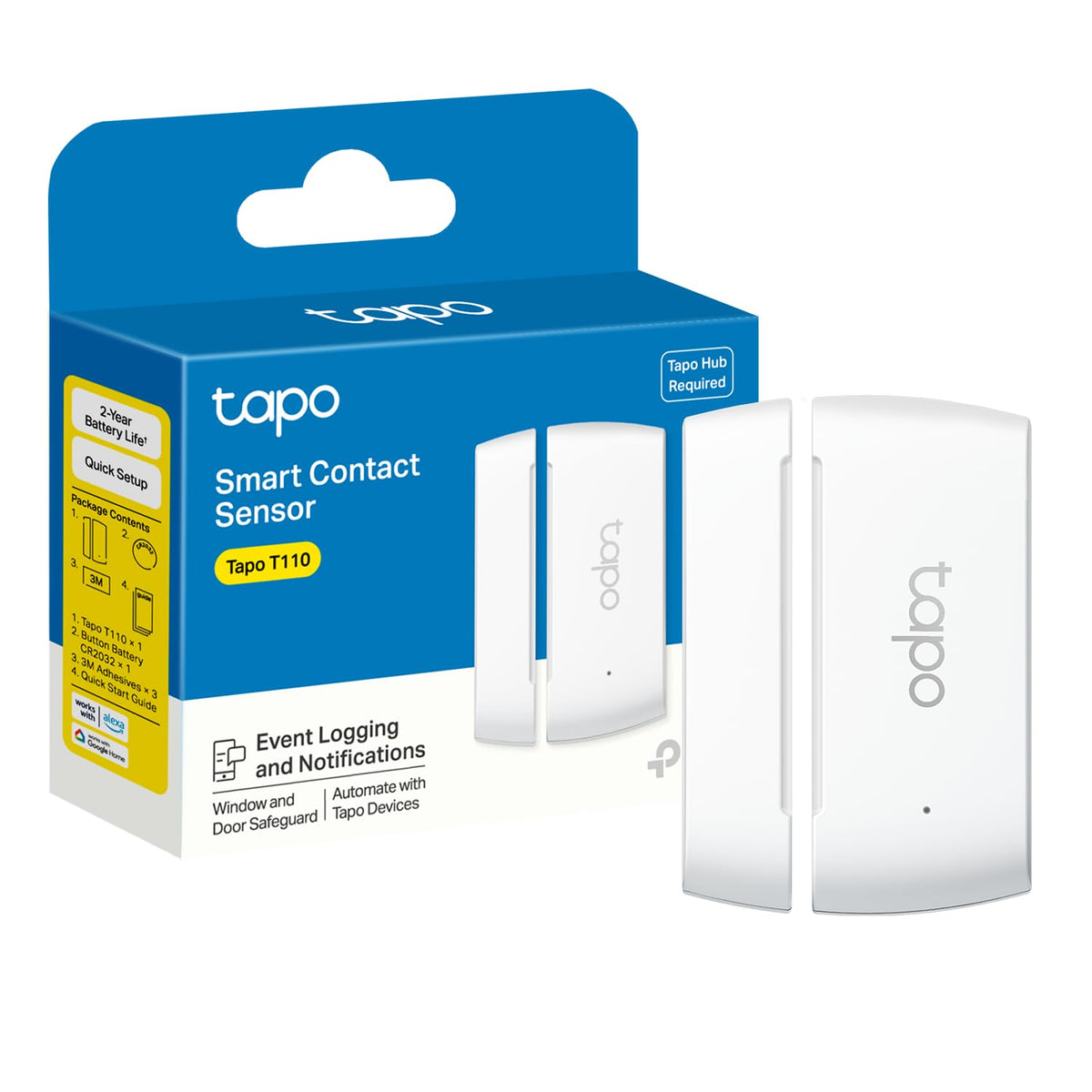 TP-Link Tapo T110 Contact Sensor, White
