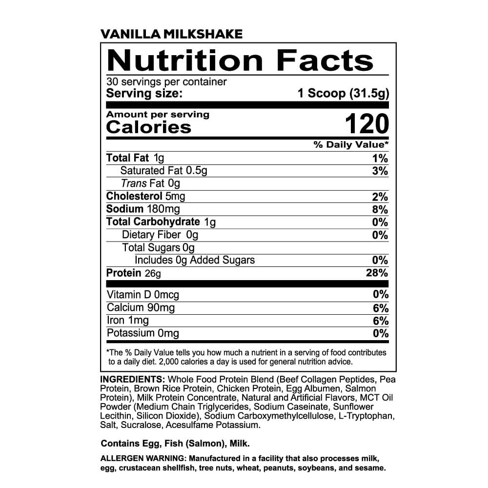 REDCON1 MRE Lite Meal Replacement Powder, Vanilla Milkshake