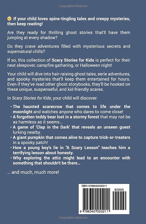 Scary Stories for Kids Age 9-12: Spooky Short Ghost Tales