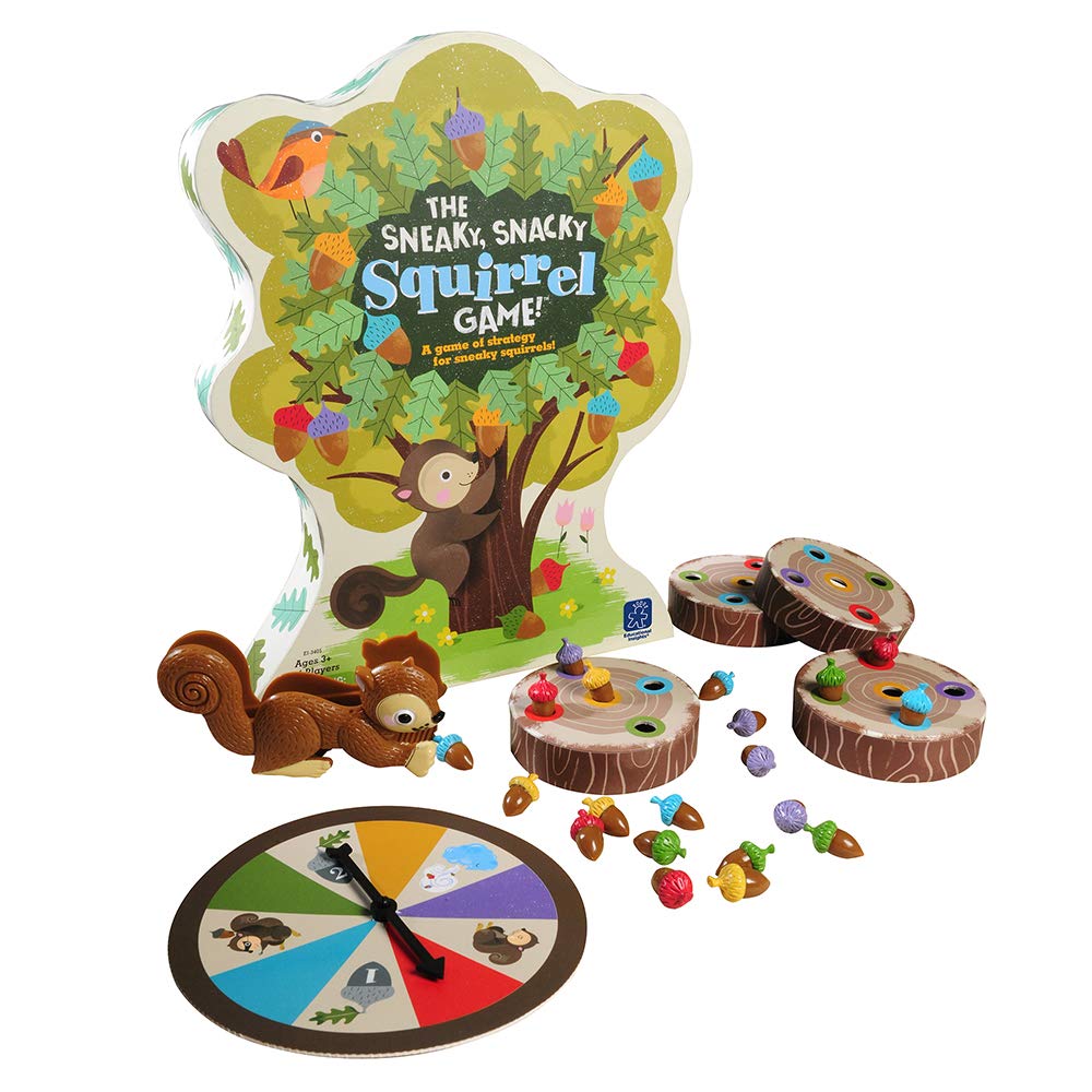 Educational Insights The Sneaky, Snacky Squirrel Game, Ages 3+