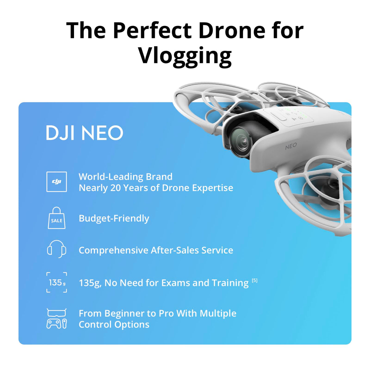 DJI Neo Fly More Combo Mini Drone
