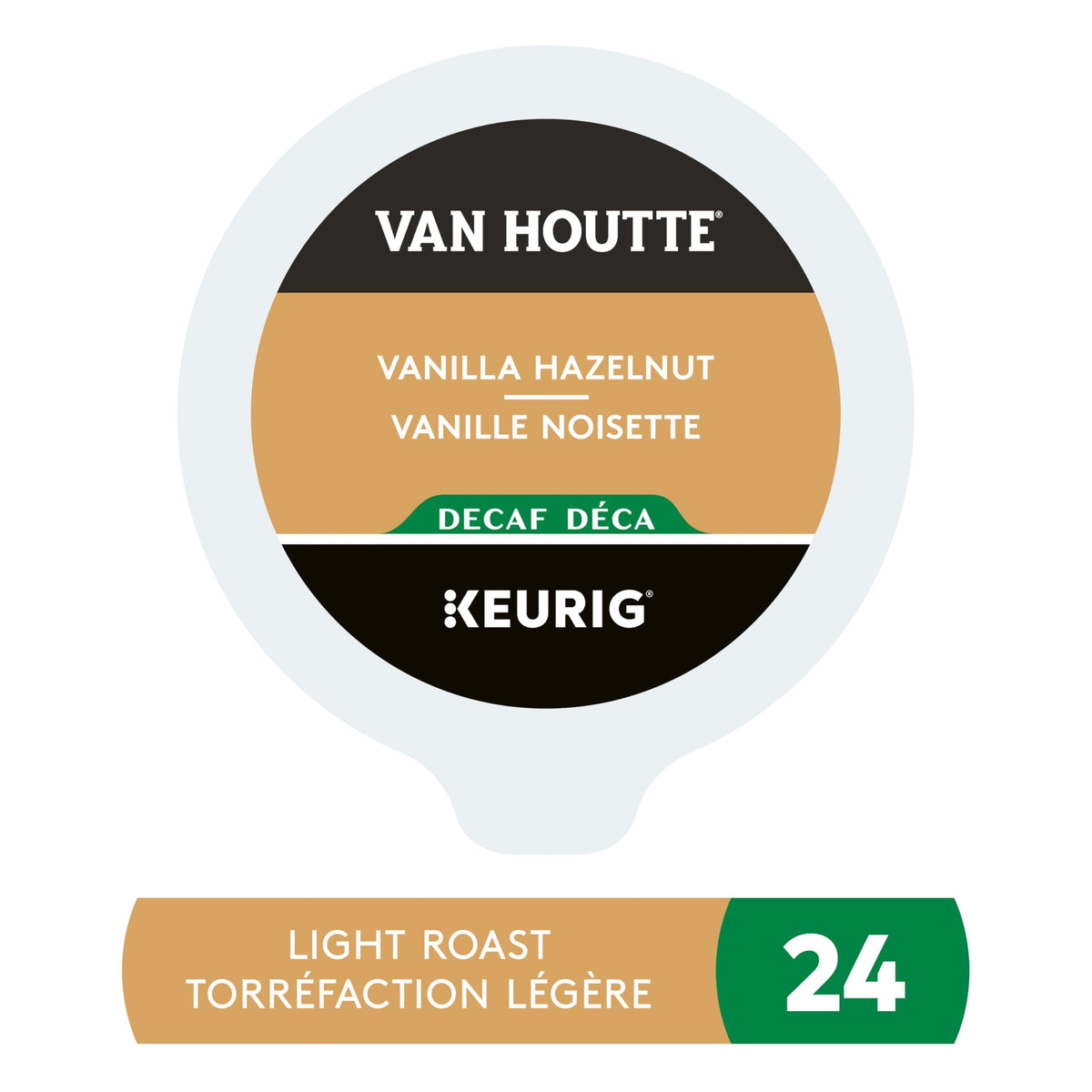 Van Houtte Vanilla Hazelnut Decaf K-Cup Coffee Pods (24 Count)