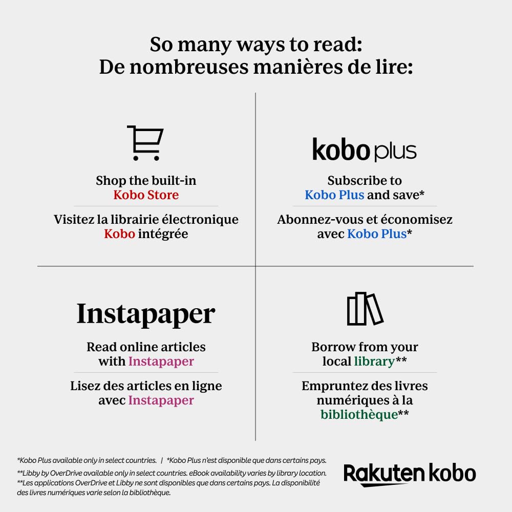 Kobo Clara Colour 6-Inch Colour eReader, 16 GB, White