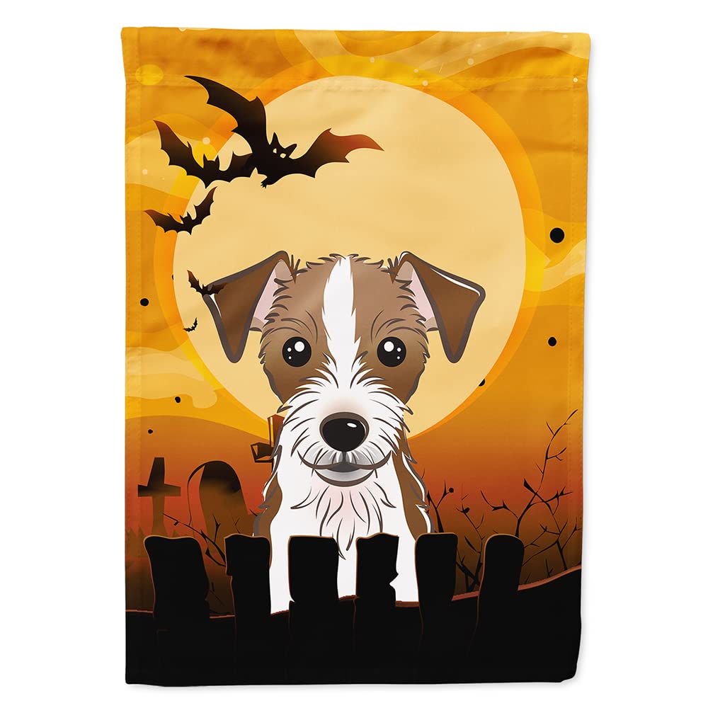 Caroline's Treasures Halloween Jack Russell Terrier House Flag, Large