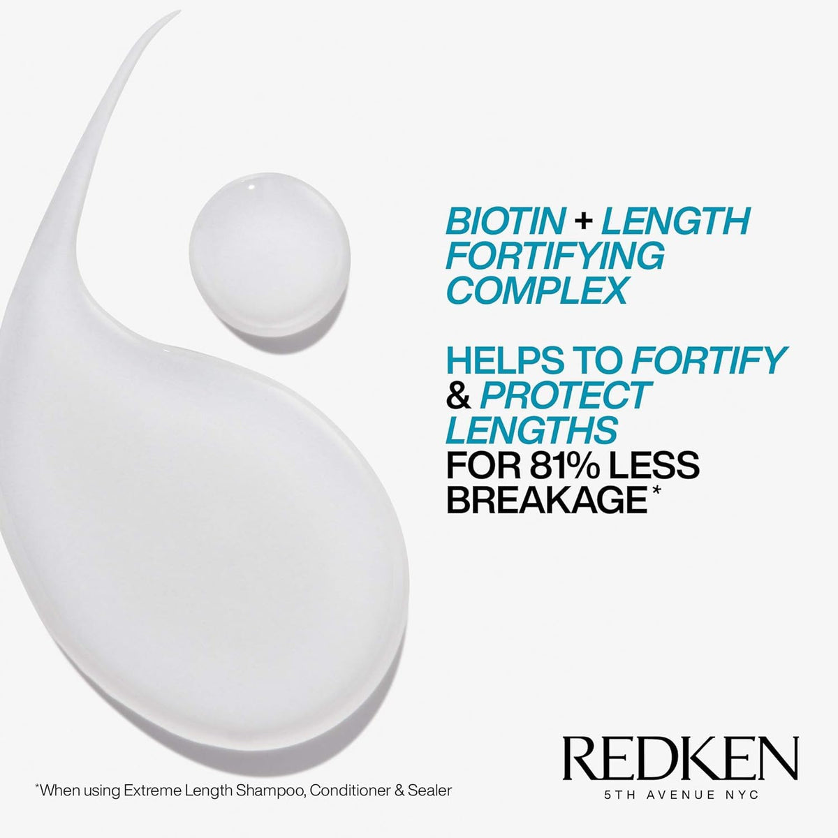 Redken Extreme Length Shampoo, 1000mL