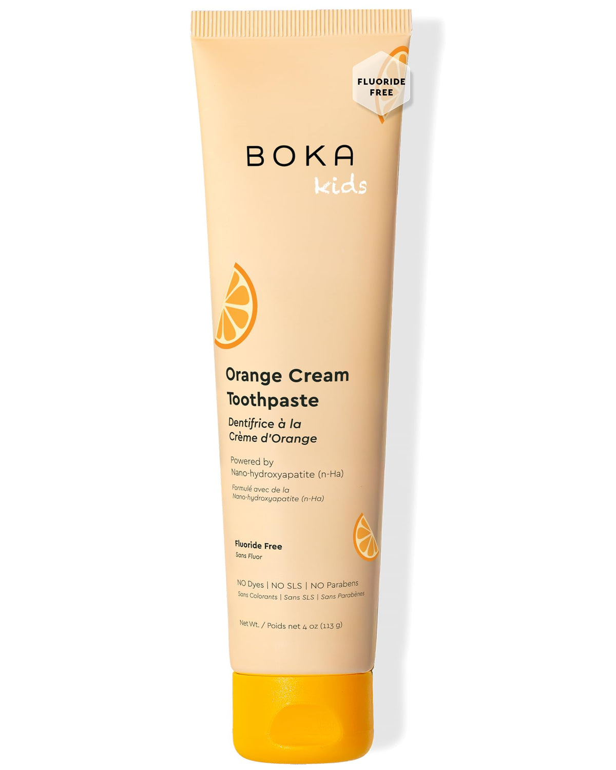 Boka Kids' Training Toothpaste, Orange Cream, 113 g
