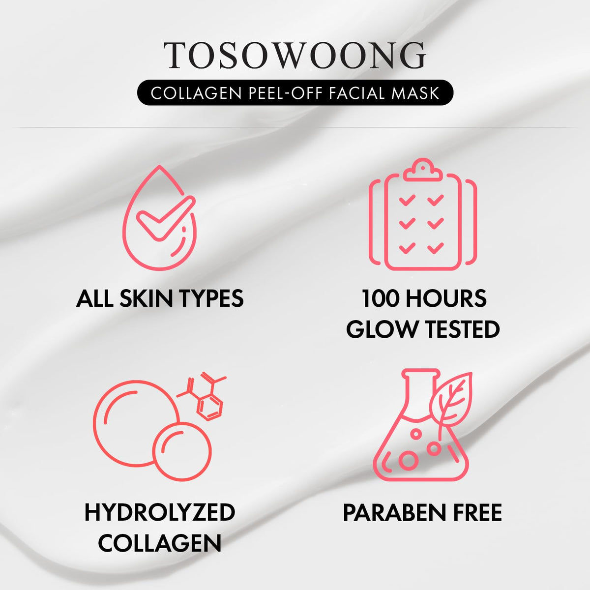 Tosowoong Real Collagen Fit Peel-Off Wrapping Mask, 50 ml